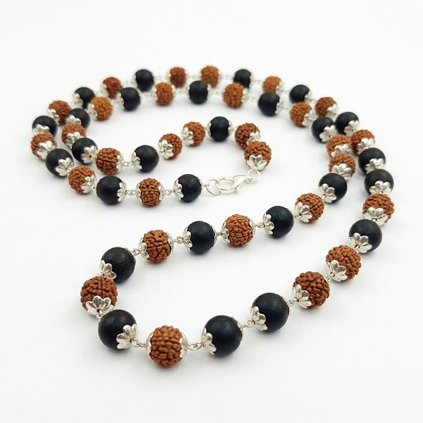 karungali and rudraksha mala (2) karungali and rudraksha mala 2