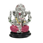 lord ganesha idol in resin silver 1 br