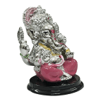 lord ganesha idol in resin silver 2 br