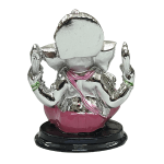 lord ganesha idol in resin silver 3 br