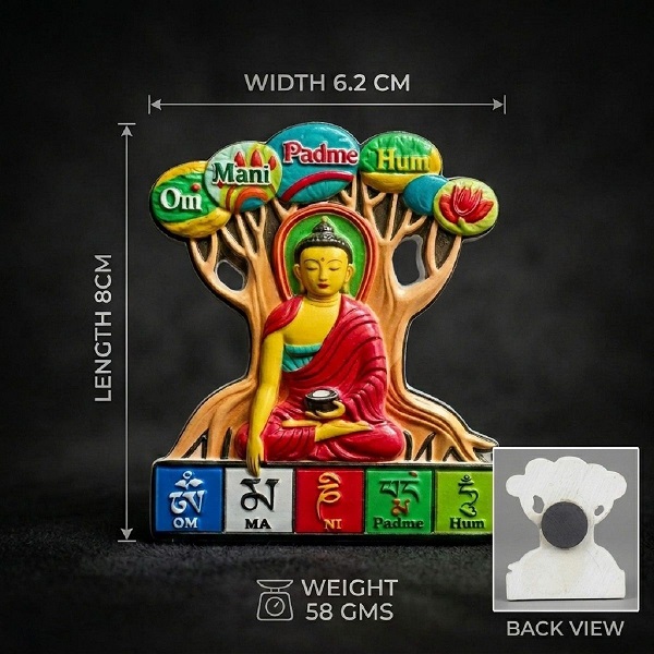 magnetic sticker in marble om mani padme hum 4 magnetic sticker in marble om mani padme hum 4
