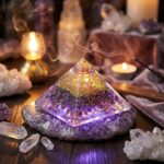 Amethyst Orgone Pyramid for Spiritual Healing (1 Pc)