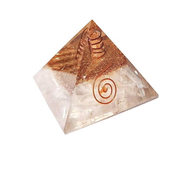 orgone pyramid selenite 6 orgone pyramid selenite 6