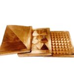 Copper Vastu Pyramid for Vastu Dosh Nivaran (91 Pyramids) (5 Cms Approx) (300 Grams Approx) (1 Set)
