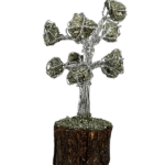 Pyrite Stone Tree | Rough Cluster Tree | Peru Pyrite Tree for Attracting Wealth & Good Luck Showpiece (1 Pc)