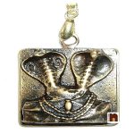 rahu brass yantra pendant 1 wm