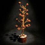 Rudraksha Beads Tree for Good Luck & Vastu Showpiece (25 Cms)