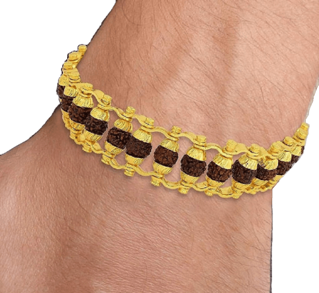 5 Face Rudraksha Bracelet 100% Real 5 Mukhi Rudraksh Wrist Bracelet  Energized | eBay