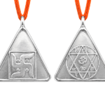 Gayatri Yantra Pendant In Pure Silver (Energized & Activated) (6 Grams Approx) (1 Pc)