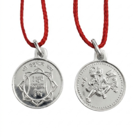 silver hanuman yantra pendant 13