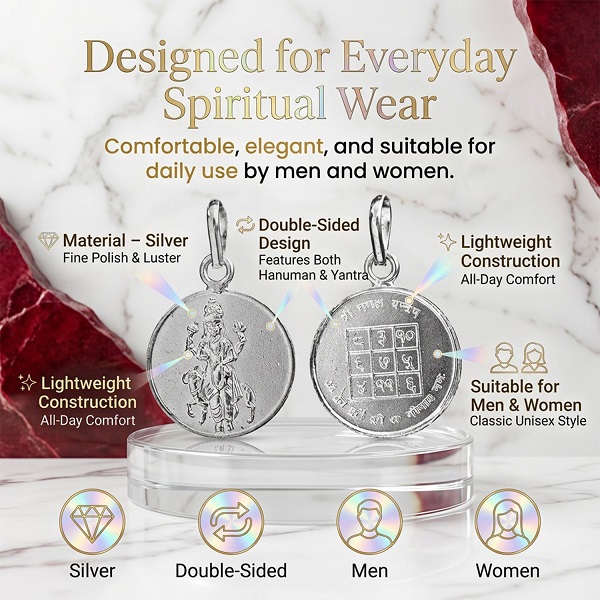 silver mangal yantra pendant 4 silver mangal yantra pendant 4