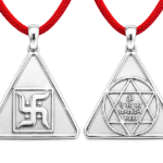 Saraswati Yantra Pendant In Pure Silver (Energized & Activated) (6 Grams Approx) (1 Pc)