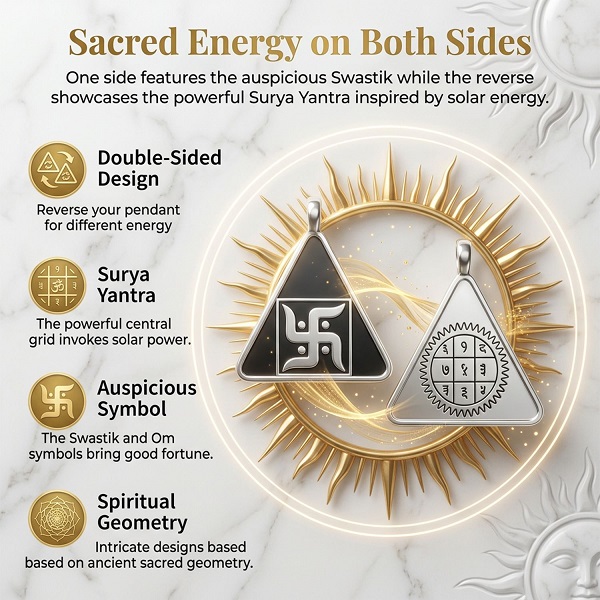 silver surya yantra pendant triangle 4 silver surya yantra pendant triangle 4
