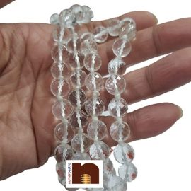 sphatik Diamond Cut Mala 12mm 55 beads 2 wm