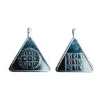 Surya Pyra Yantra Pendant In Pure Silver (Energized & Activated) (6 Grams Approx)(1 Pc)