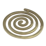 Vastu Round Star Helix in Brass for North - West Direction | Vastu Correction | Vastu Dosh Nivaran & for Positive Energy (14 Cms) (1 Pc)