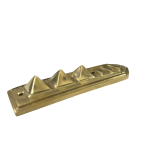 Vastu Pyramid Strip | Arrow Pyramid Strip In Brass For Space Devision | Virtual Shifting & Vastu Dosh Nivaran (10 Cms) (1 Pc)
