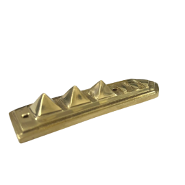 Vastu Pyramid Strip | Arrow Pyramid Strip In Brass For Space Devision | Virtual Shifting & Vastu Dosh Nivaran (10 Cms) (1 Pc)