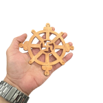 vastu wheel in copper 14 cms 7br
