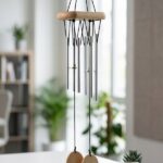 Wind Chime for Positive Energy Hanging Bells for Home Decoration and Balcony Decor (06 Pipes) (1 Pc)