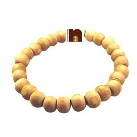Wooden Round Beads Stretchable Bracelet (Tusli Beads) ( 8 MM Beads Approx) (1 Pc)