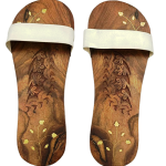 wooden charan paduka with rubber strap 1 prev ui